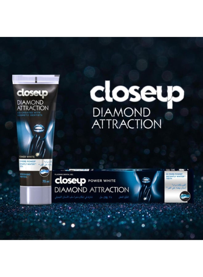 Closeup Diamond Attraction Toothpaste 100g X Pack of 4Pcs - Image 3